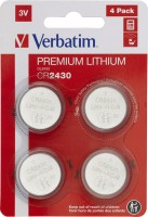 Фото - Акумулятор / батарейка Verbatim Premium  4xCR2430