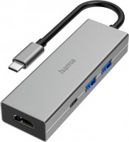 Кардридер / USB-хаб Hama H-200107 
