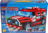 Фото - Конструктор Gorod Masterov Fire Department Jeep 3550 