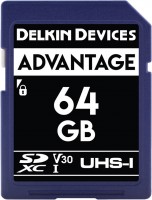 Zdjęcia - Karta pamięci Delkin Devices Advantage UHS-I SD 64 GB