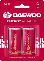 Фото - Акумулятор / батарейка Daewoo Energy Alkaline 2xC 