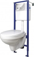 Фото - Інсталяція для туалету Cersanit Delfi SET-DEL/Vec/TPL/Mo-Cm-w WC 