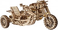 Puzzle 3D UGears Motorcycle Scramber with Sidecar 70137 