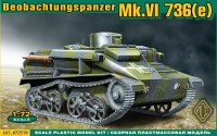 Фото - Збірна модель Ace Beobachtungspanzer Mk.VI 736 (e) (1:72) 