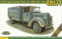 Фото - Збірна модель Ace 3t German Cargo Truck (m.1939) G917T (1:72) 