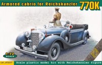Zdjęcia - Model do sklejania (modelarstwo) Ace Armored Cabrio for Reichskanzler 770K (1:72) 
