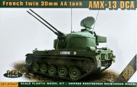 Фото - Збірна модель Ace French Twin 30mm AA Tank AMX-13 DCA (1:72) 