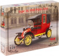 Фото - Збірна модель ICM Type AG 1910 Paris Taxi (1:24) 