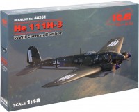 Zdjęcia - Model do sklejania (modelarstwo) ICM He 111H-3 (1:48) 