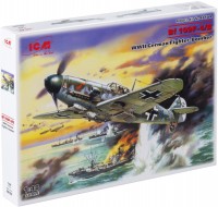 Фото - Збірна модель ICM Bf 109F-4/B (1:48) 