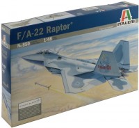 Фото - Збірна модель ITALERI F-22 Raptor (1:48) 