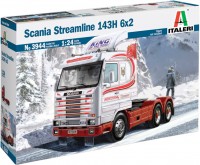 Збірна модель ITALERI Scania Streamline 143H 6x2 (1:24) 
