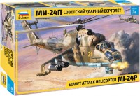 Фото - Збірна модель Zvezda Soviet Attack Helicopter MI-24P (1:48) 