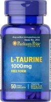 Фото - Амінокислоти Puritans Pride L-Taurine 1000 mg 50 cap 