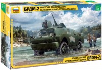 Фото - Збірна модель Zvezda Soviet Armored Reconnaissance Vehicle BRDM-2 (1:35) 