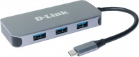 Кардридер / USB-хаб D-Link DUB-2335 