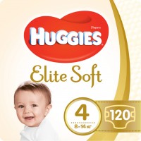 Zdjęcia - Pielucha Huggies Elite Soft 4 / 120 pcs 