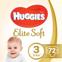Pielucha Huggies Elite Soft 3 / 72 pcs 