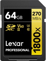 Zdjęcia - Karta pamięci Lexar Professional 1800x UHS-II SDXC 64 GB