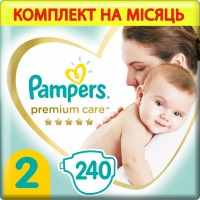 Фото - Підгузки Pampers Premium Care 2 / 240 pcs 