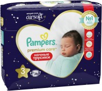 Zdjęcia - Pielucha Pampers Premium Care Night Pants 3 / 28 pcs 