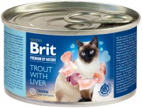 Корм для кішок Brit Premium Canned Trout with Liver 