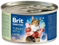 Karma dla kotów Brit Premium Canned Turkey with Lamb 