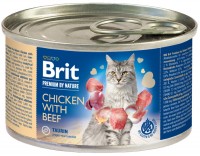 Корм для кішок Brit Premium Canned Chicken with Beef 
