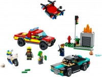 Klocki Lego Fire Rescue and Police Chase 60319 