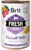 Zdjęcia - Karm dla psów Brit Fresh Veal with Millet 400 g 1 szt.