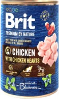 Karm dla psów Brit Premium Chicken with Hearts 0.4 kg