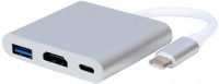 Кардридер / USB-хаб Cablexpert A-CM-HDMIF-02 