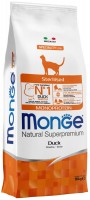 Фото - Корм для кішок Monge Speciality Line Monoprotein Sterilised Duck  10 kg