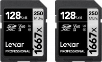 Фото - Карта пам'яті Lexar Professional 1667x SDXC 2-Pack 128 ГБ