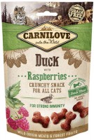 Корм для кішок Carnilove Crunchy Snack Duck with Raspberries 50 g 