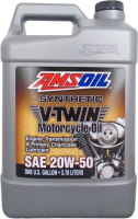 Моторне мастило AMSoil V-Twin Motorcycle Oil 20W-50 3.78 л
