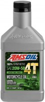 Фото - Моторне мастило AMSoil 100% Synthetic 4T Performance Motorcycle Oil 20W-50 1L 1 л