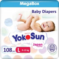 Zdjęcia - Pielucha Yokosun Diapers L / 108 pcs 