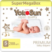 Zdjęcia - Pielucha Yokosun Premium Diapers S / 288 pcs 
