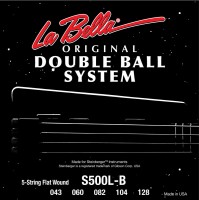 Zdjęcia - Struny La Bella Double Ball Steinberger Bass 5-String 43-128 