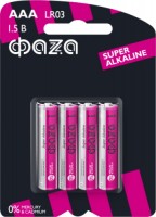 Фото - Акумулятор / батарейка FAZA Super Alkaline  4xAAA