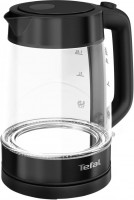 Фото - Електрочайник Tefal Glass kettle KI840830 2200 Вт 1.7 л  чорний