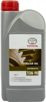 Zdjęcia - Olej przekładniowy Toyota Differential Gear Oil 75W-90 1L 1 l