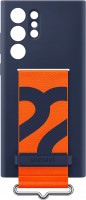 Zdjęcia - Etui Samsung Silicone Cover with Strap for Galaxy S22 Ultra 