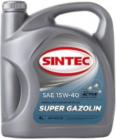 Фото - Моторне мастило Sintec Super Gazolin 15W-40 4 л