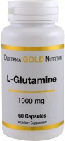 Фото - Амінокислоти California Gold Nutrition L-Glutamine 1000 mg 120 cap 