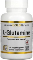 Фото - Амінокислоти California Gold Nutrition L-Glutamine 500 mg 120 cap 