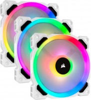 Zdjęcia - Chłodzenie Corsair LL120 RGB Dual Light Loop White RGB Triple Pack 