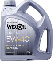 Фото - Моторне мастило Wexoil Status 5W-40 4 л