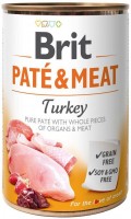 Karm dla psów Brit Pate&Meat Turkey 1 szt. 0.4 kg